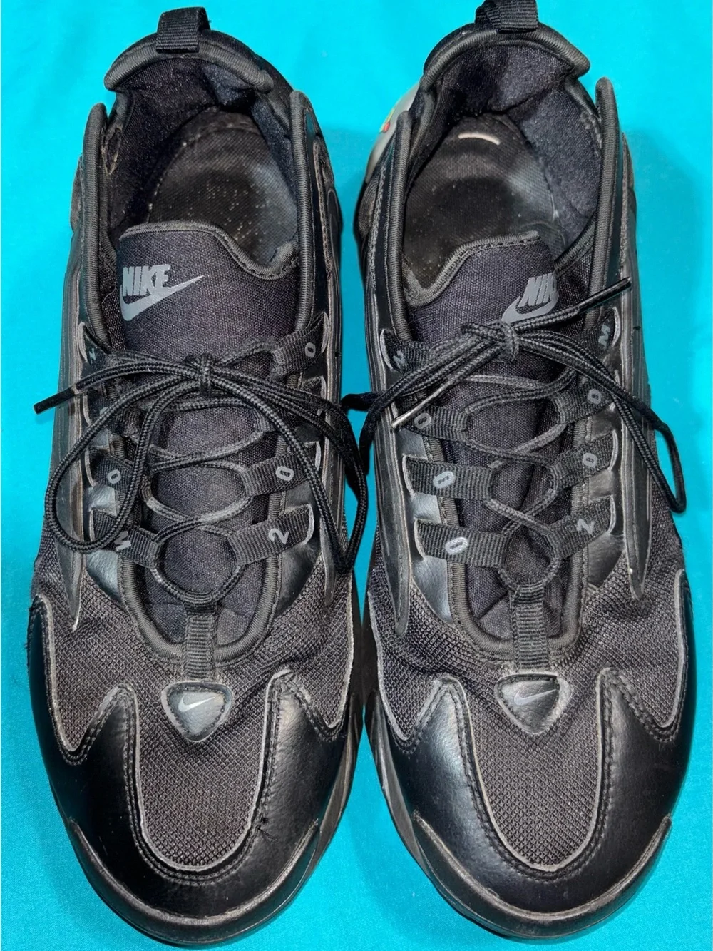 Men’s Nike Zoom 2K ‘Triple Black’ Athletic Sneakers- Sz 10.5